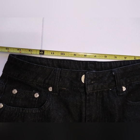 Denim jeans , no brand, juniors medium  black - Picture 4 of 10